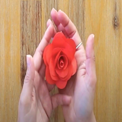 Bostik DIY South Africa paper rose tutorial image