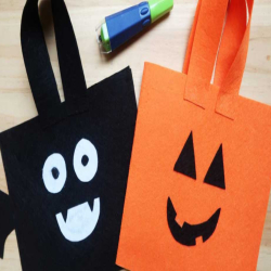 Bostik DIY Romania tutorial Halloween bag teaser image