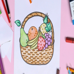 Bostik DIY Singapore tutorial fruit basket banner