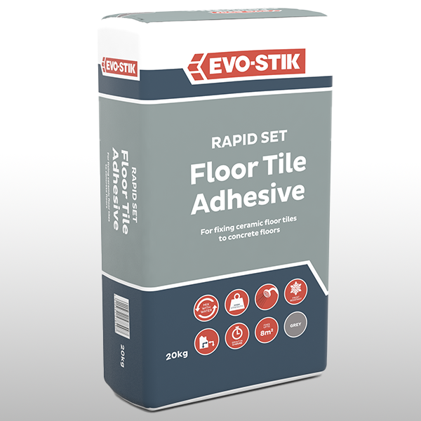 Bostik DIY United Kingdom Product Evo Stik Rapid Set Floor Tile Adhesive