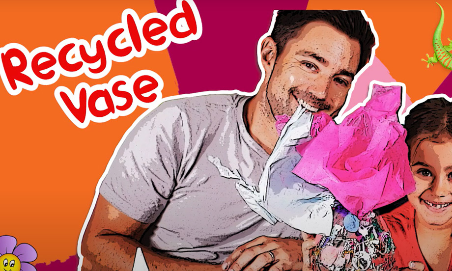 Australia tutorial recycled vase teaser image