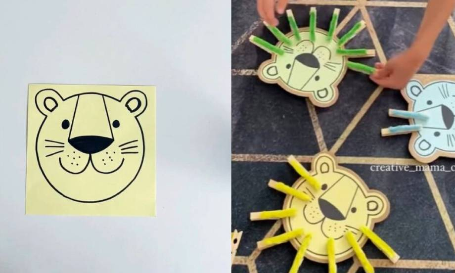 Bostik DIY Ireland Ideas easy lion craft teaser