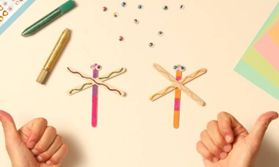 Bostik DIY Ireland lollystick crafts dragonfly teaser