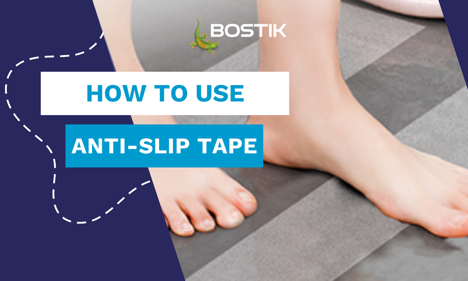 Bostik DIY South Africa Tutorial How to Use Anti Slip Tape DIY Banner