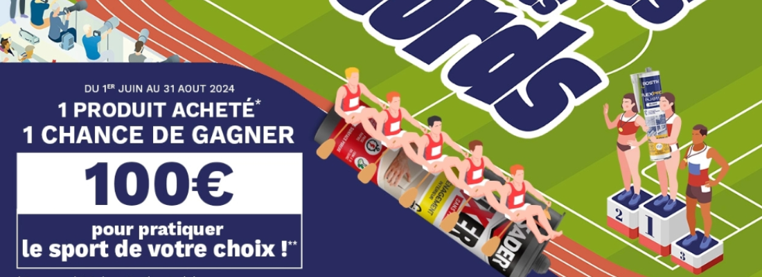 Bostik DIY France News win action sport banner image