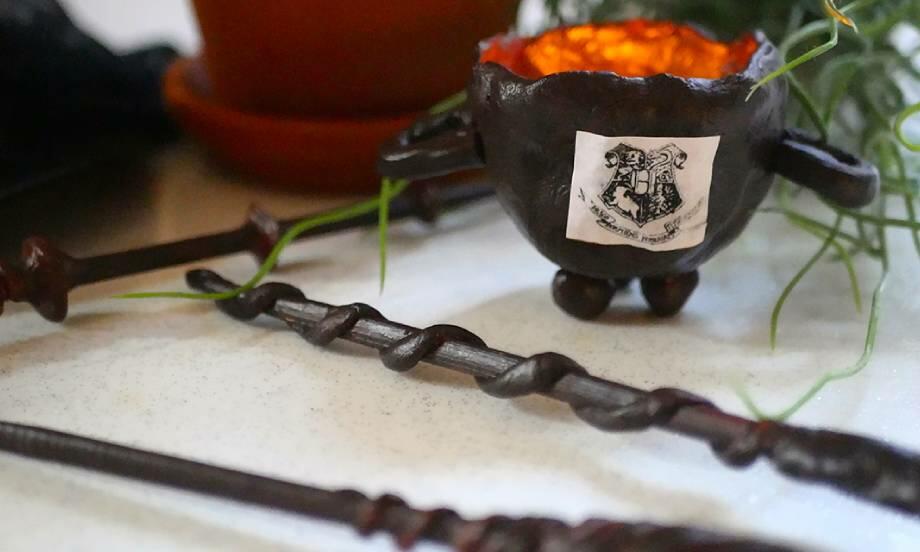 Bostik DIY France tutorial harry potter cauldron wand teaser image