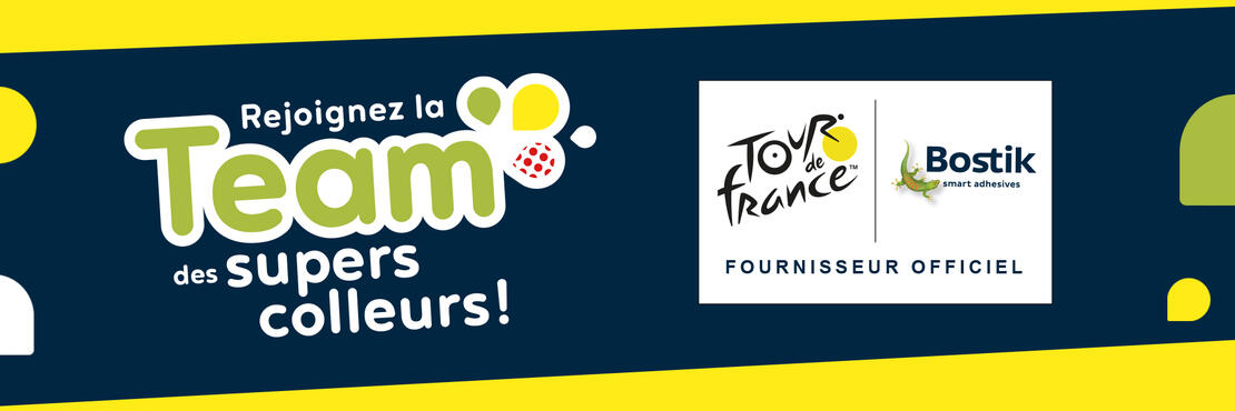 Bostik DIY France News Tour de France banner image