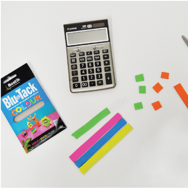 Bostik-DIY-New-Zealand-tutorial-Blu-Tack-Calculator-step-2
