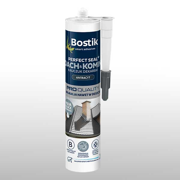 BOSTIK DIY Poland PERFECT SEAL DACH KOMIN KAUCZUK DEKARSKI antracyt