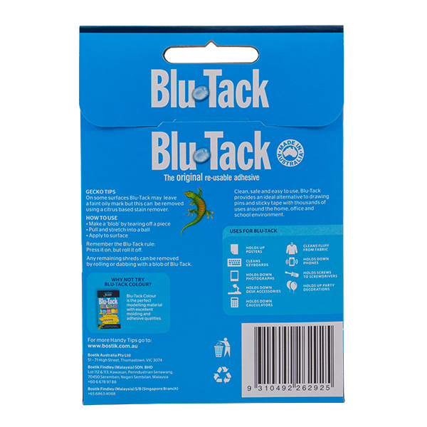 Bostik DIY Singapore Create blu tack original back product image 600x600