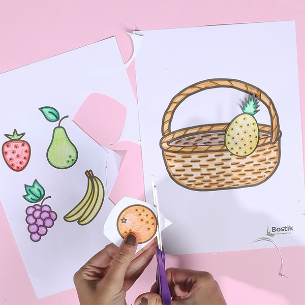 Bostik DIY Singapore tutorial Fruit Basket Step 3