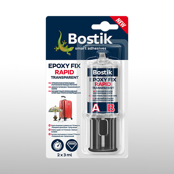 Bostik DIY Romania Epoxy fix rapid transparent