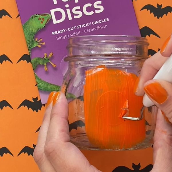 diy bostik ireland ideas inspiration spooky jam jars craft step 3