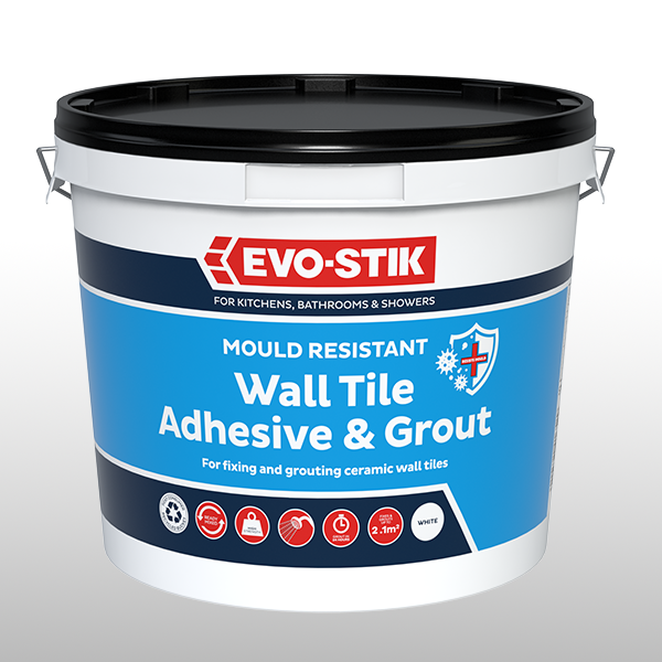 Bostik DIY United Kingdom Product Evo Stik Mould Resistant Wall Tile Adhesive and Grout