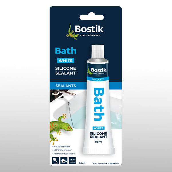 Bostik DIY South Africa Bath Silicone Sealant 90ml product teaser 600x600