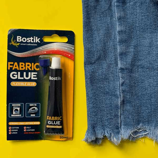 Bostik DIY Ireland Repair Fabric Glue 20ml application 4