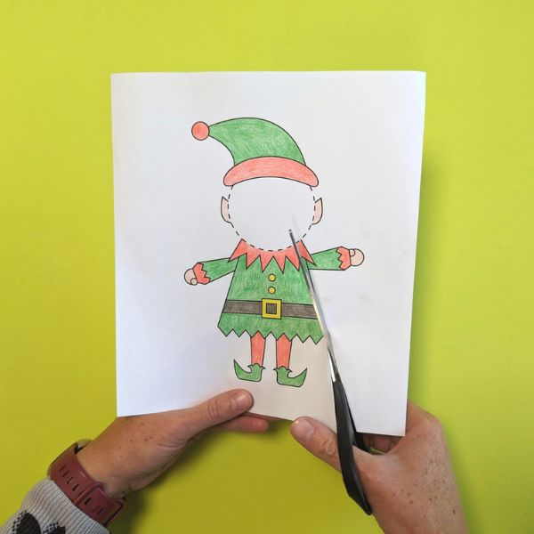 Bostik DIY Ireland ideas elf yourself card craft Step3