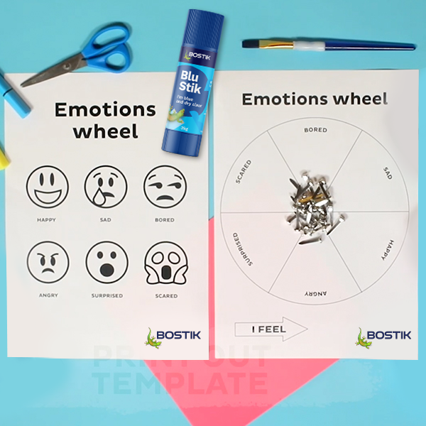 Bostik DIY Australia Tutorial Emotions Wheel step 1 600x600