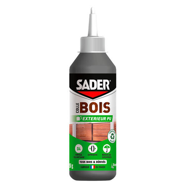 Bostik DIY France Sadar Colle Bois Exterieur PU Biberon 250g product image 600x600