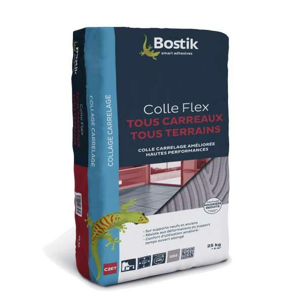 Bostik DIY France Colle Carrelage Flex Tous Carreaux Tous Terrains Sans Poussière C2ET product image