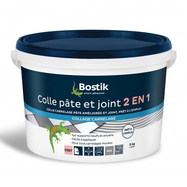 Bostik DIY France Colle et Joint Carrelage 2 en 1 - Pâte - D2ET product image