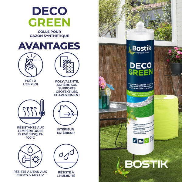 Bostik DIY France Gazon Synthetic Deco Green product image 4