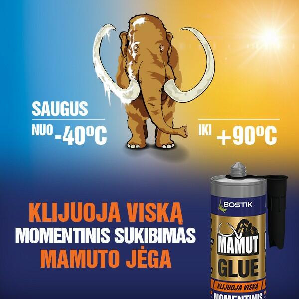 Bostik DIY lithuania Mamut glue product teaser image